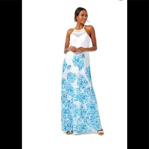 Lilly Pulitzer Pearl Soft Maxi Dress NWT
